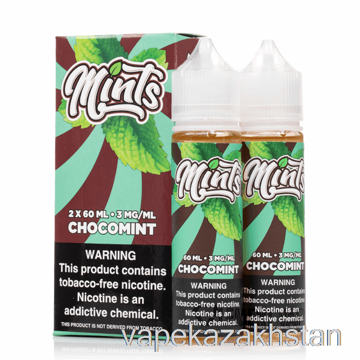 Vape Disposable Chocomint - Mints Vape Co - 120mL 3mg